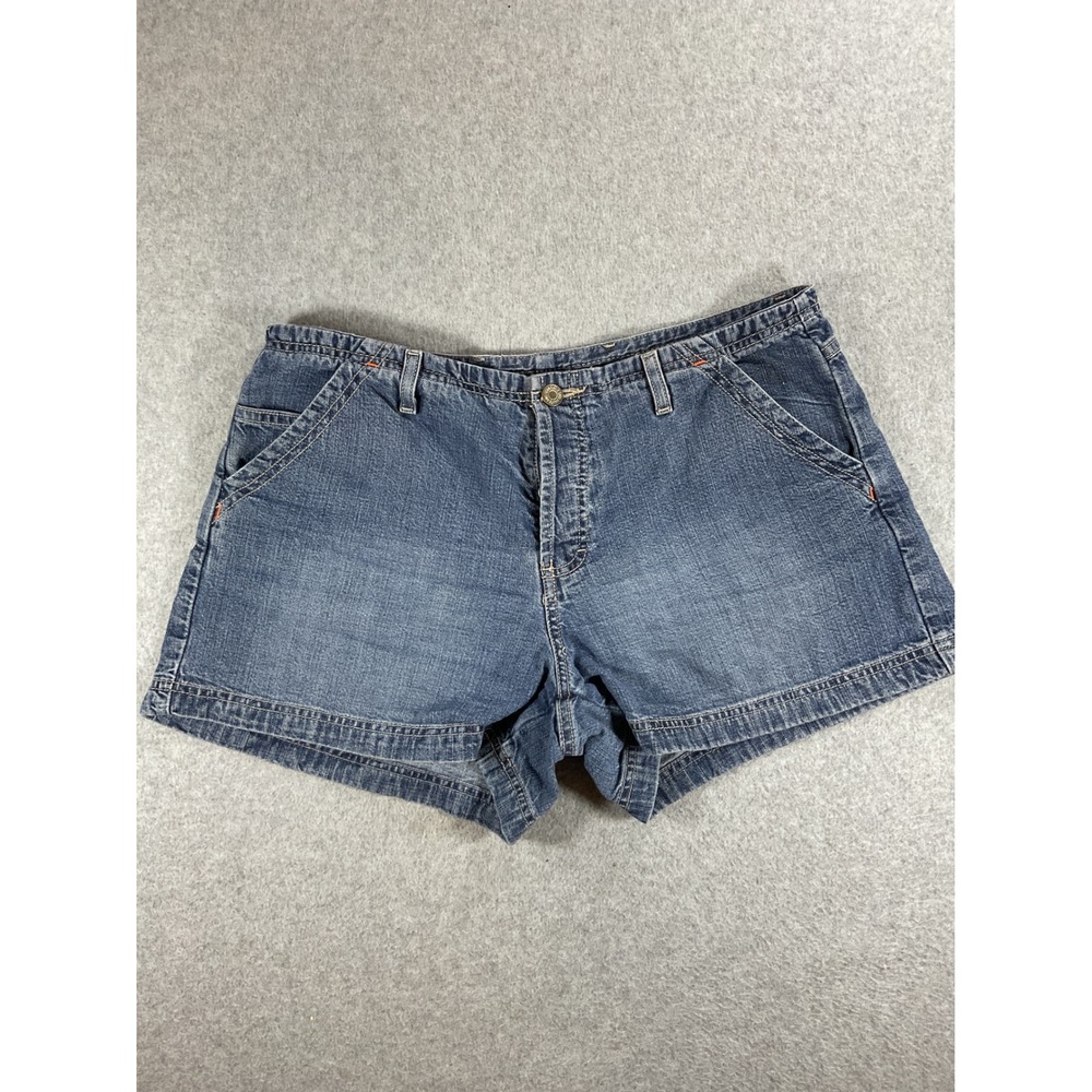 American Eagle Outfitters Denim Shorts Medium Wash Button Fly Womens 32W 1698